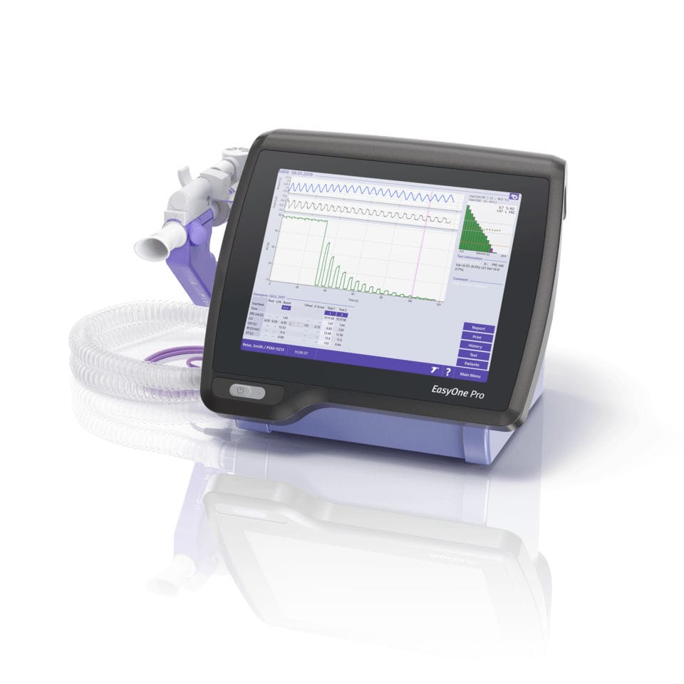 Système EFR DLCO EasyOne Pro® LAB ndd Medical Technologies VEMS