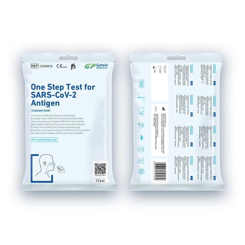 Kit de test pour COVID19 CG 20615 Getein Biotech pour antigènes