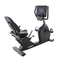 Vélo d'exercice semi-allongé