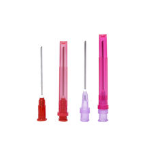 60 Aiguilles De Distribution à Bout émoussé 24G - Avec Embout Luer Rouge, Pour Applications Spécifiques