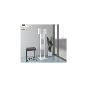 distributeur de solution hydroalcoolique au sol