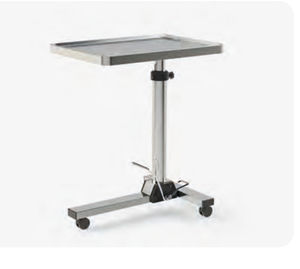 table à instruments en acier inoxydable