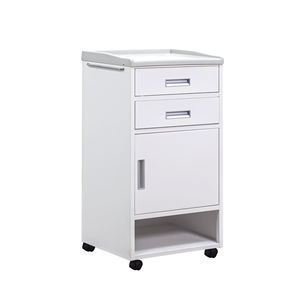 armoire de chevet sur roulettes