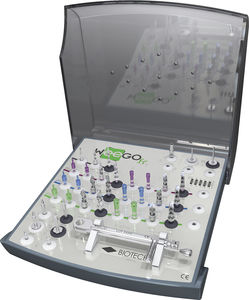 kit d'instruments pour implantologie dentaire / pour chirurgie dentaire