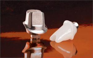pilier implantaire en zircone