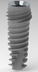 implant dentaire conique / en titane / hexagone interne / autotaraudeur
