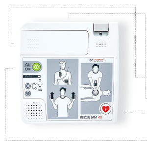 défibrillateur externe semi-automatique