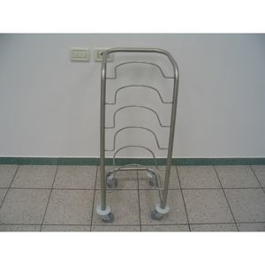 chariot de transport / pour dispositifs médicaux / en acier inoxydable