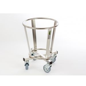chariot de ménage / poubelle / 1 sac / médical