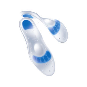 semelle orthopédique avec coussinet pour talon