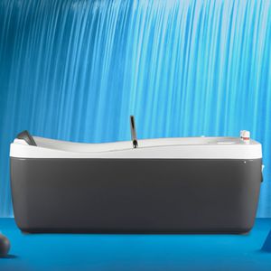baignoire d'hydromassage avec lampes de chromathérapie