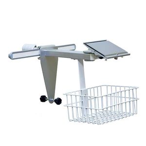 bras porte-moniteur sur rail