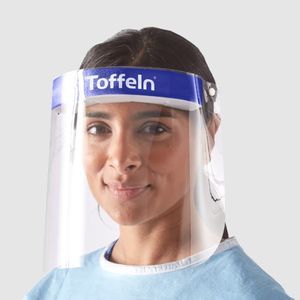 écran facial sans latex