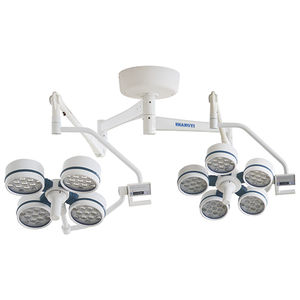 scialytique plafonnier / à LED / avec panneau de contrôle / 2 bras