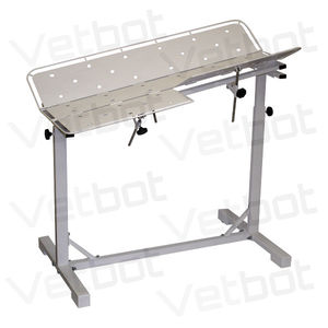 table d'opération vétérinaire / manuelle / à hauteur variable / basculante
