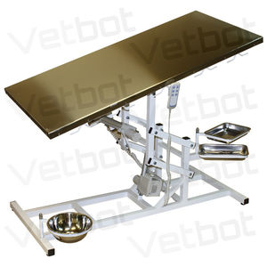 table d'opération vétérinaire / électrique / basculante / à hauteur variable