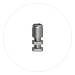 analogue d'implant dentaire en acier inoxydable
