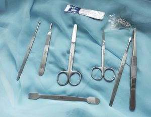 kit d'instruments pour chirurgie ORL