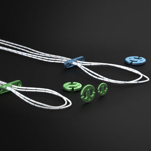 bouton de suture pour reconstruction du ligament acromio-claviculaire