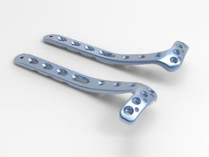 plaque de compression de tibia