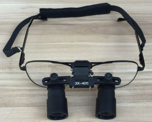 loupe binoculaire à monture de lunettes
