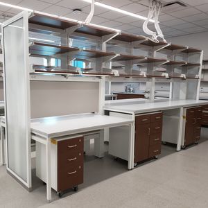 paillasse de laboratoire en inox