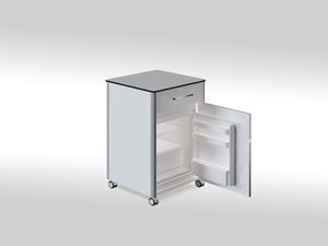 armoire de chevet sur roulettes