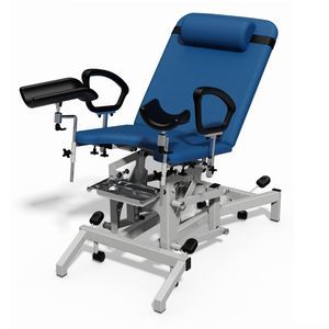 fauteuil d'examen gynécologique / électrique / à hauteur variable / avec dossier réglable