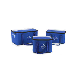 container de transport / pour poche de sang / en aluminium / en polyéthylène