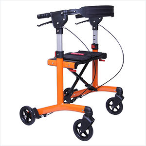 rollator 4 roulettes / avec siège / pliable