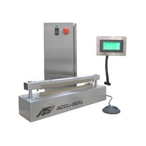 thermosoudeuse pour emballage médical / par impulsion / de paillasse / avec écran tactile
