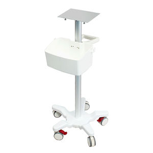 tige porte-moniteur sur roulettes