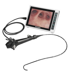 bronchoscope vidéo avec moniteur vidéo intégré