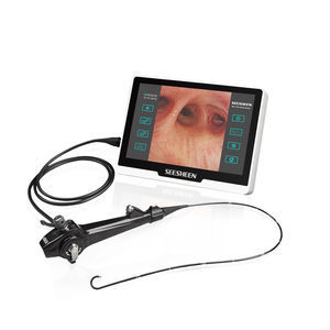 bronchoscope vidéo avec moniteur vidéo intégré