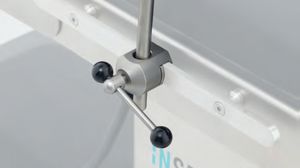 clameau pour table d'opération en acier inoxydable