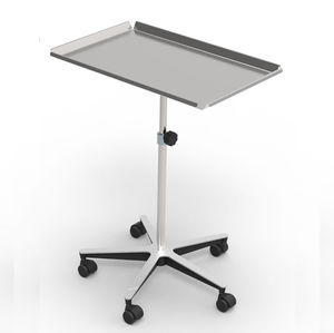 table à instruments en acier inoxydable