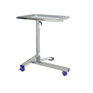 table à instruments en acier inoxydable