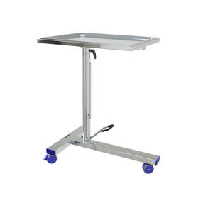 table à instruments en acier inoxydable