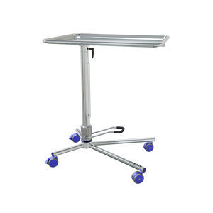 table à instruments en acier inoxydable