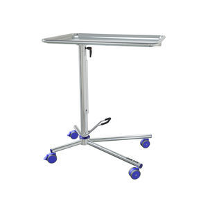 table à instruments en acier inoxydable