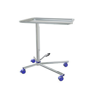 table à instruments en acier inoxydable