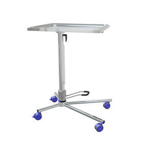 table à instruments en acier inoxydable