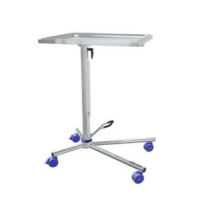 table à instruments en acier inoxydable