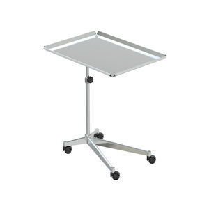 table à instruments en acier inoxydable