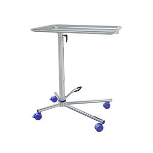 table à instruments en acier inoxydable