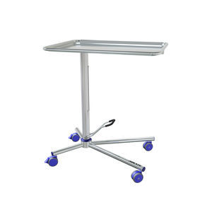 table à instruments en acier inoxydable