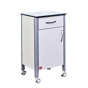 armoire de chevet sur roulettes