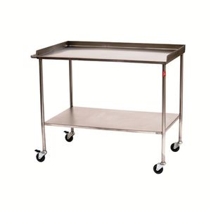 table à instruments sur roulettes