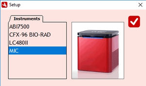 logiciel pour PCR