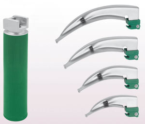 Laryngoscope à Fibre Optique Professionnel - 2 Poignées, Qualité Médicale Supérieure, Marque Cynamed USA, Avec Marquage CE